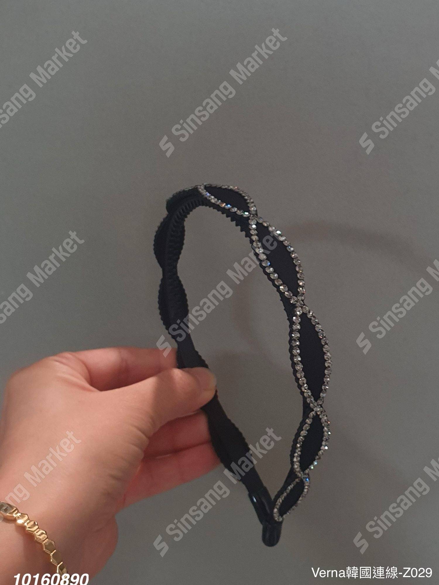 優雅水鑽亮麗髮箍