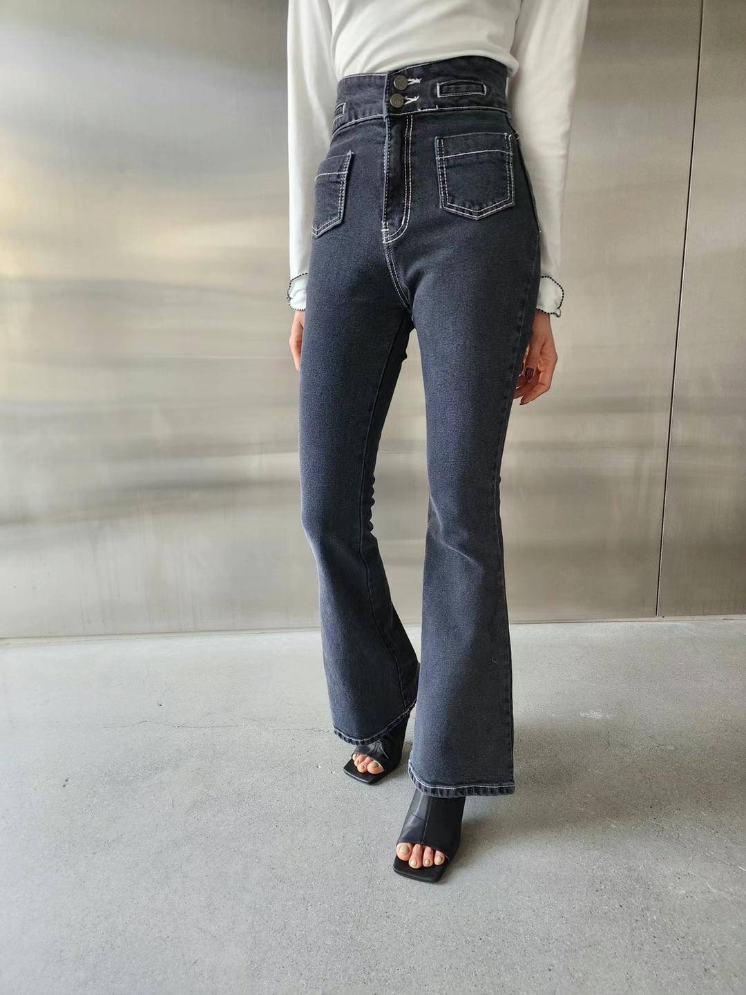 收腰喇叭褲（Ｓ）