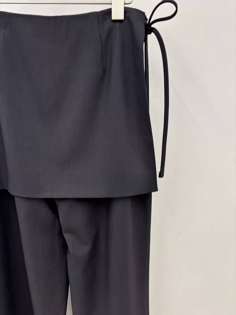 韓風時尚綁帶褲裙