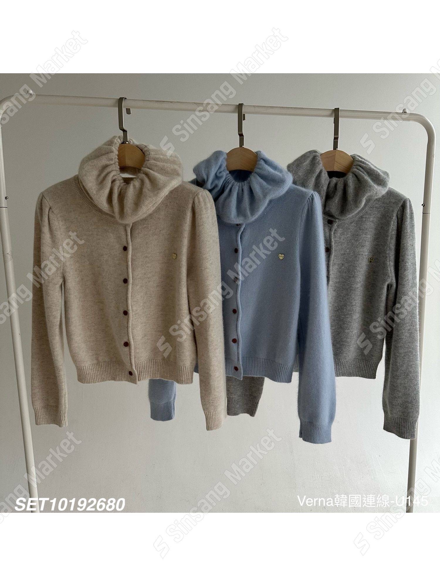 簡單親膚文青排扣上衣