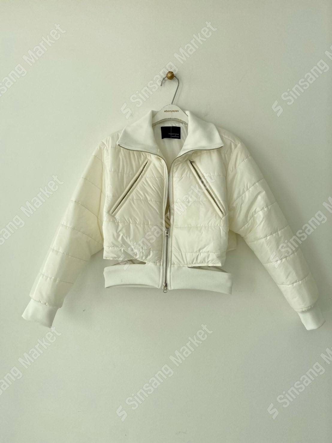 韓系溫柔風翻領短款羽絨外套