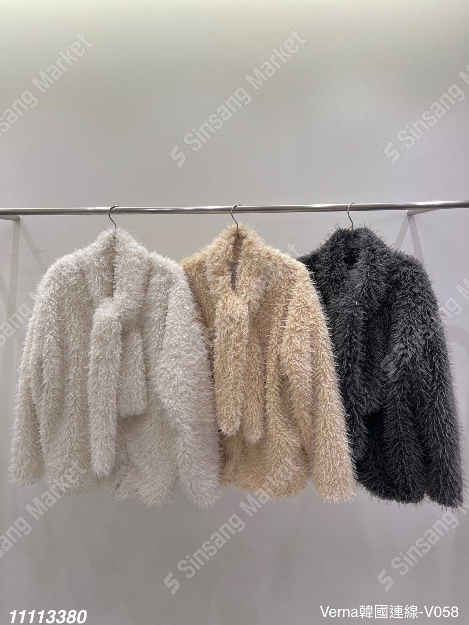 韓系潮流毛海外套