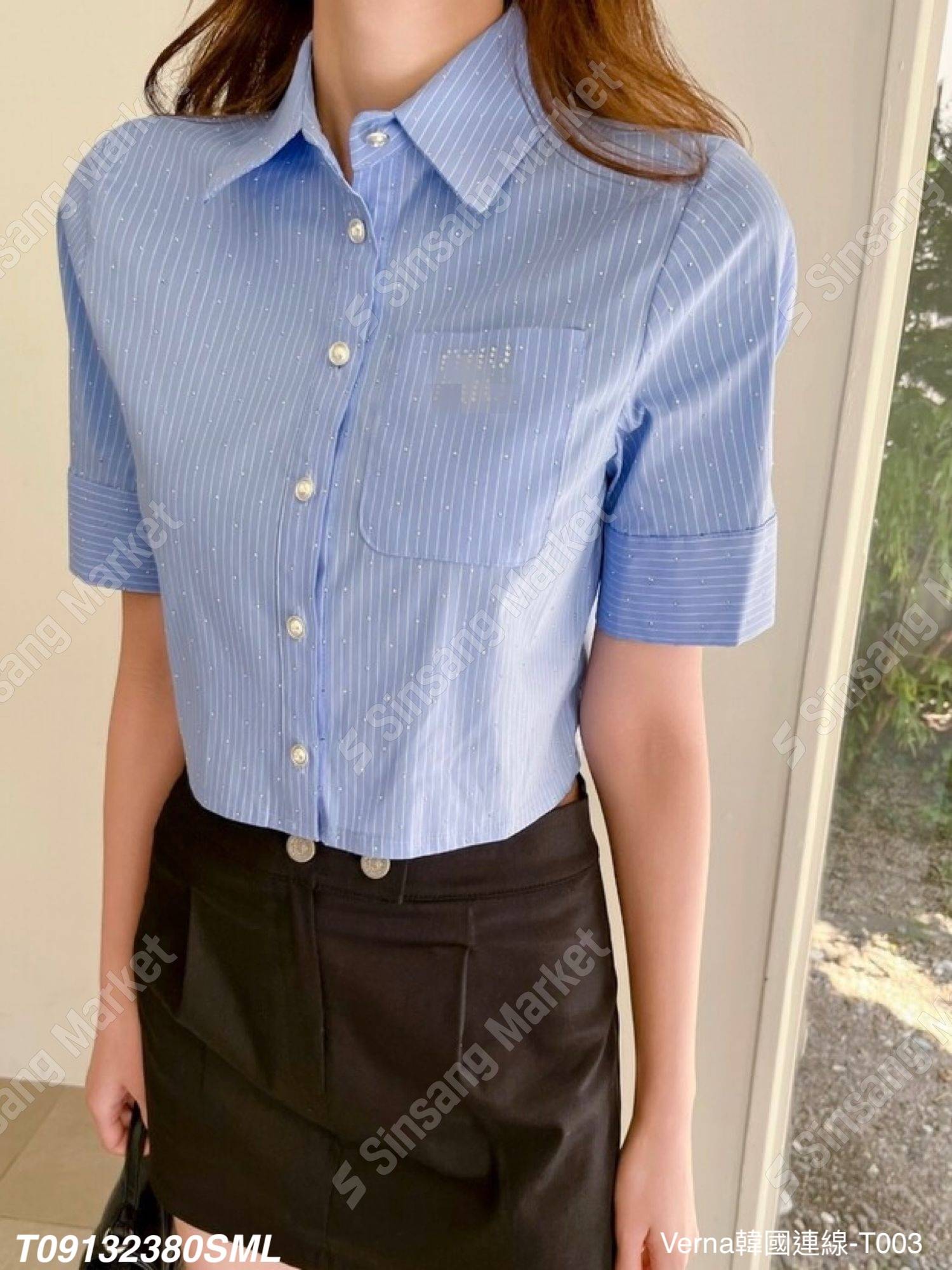 甜美亮麗翻領襯衫