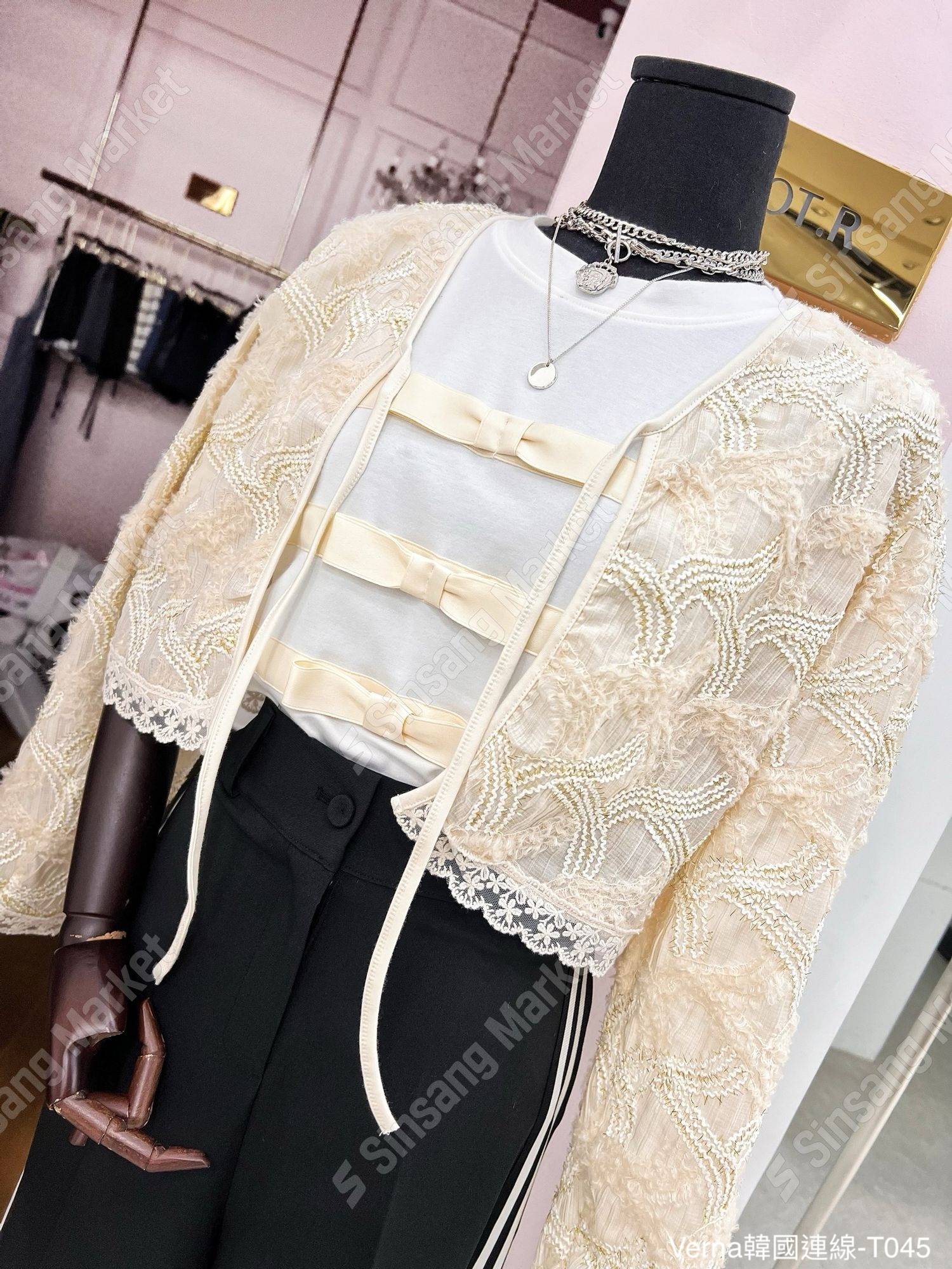 法式典雅蕾絲外套