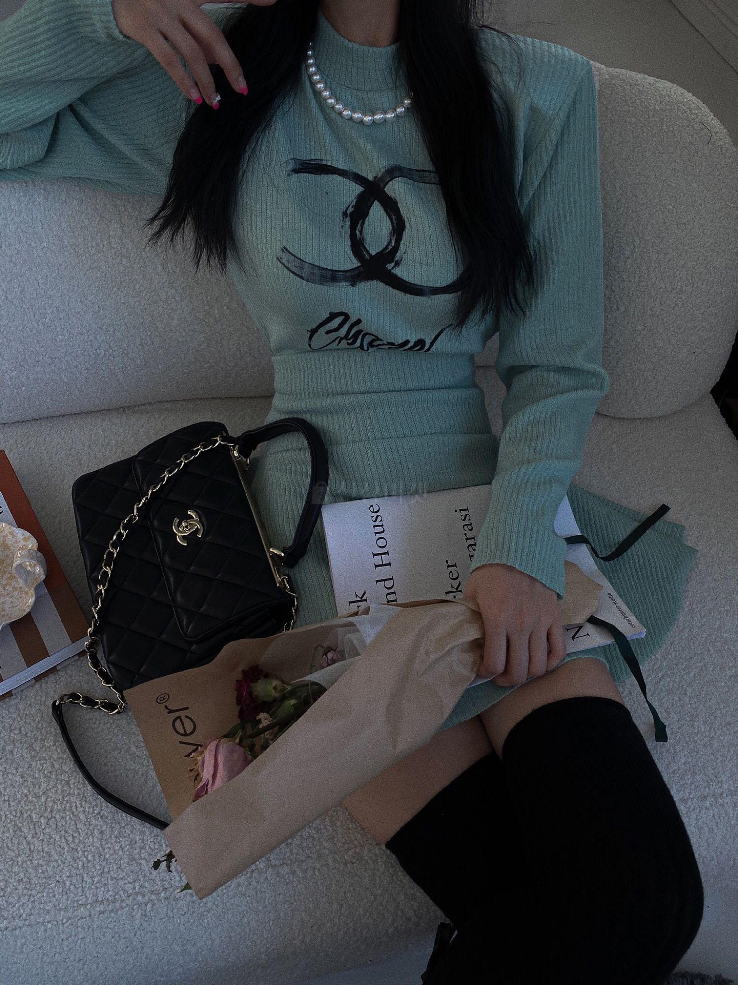 小香套裝（綠）