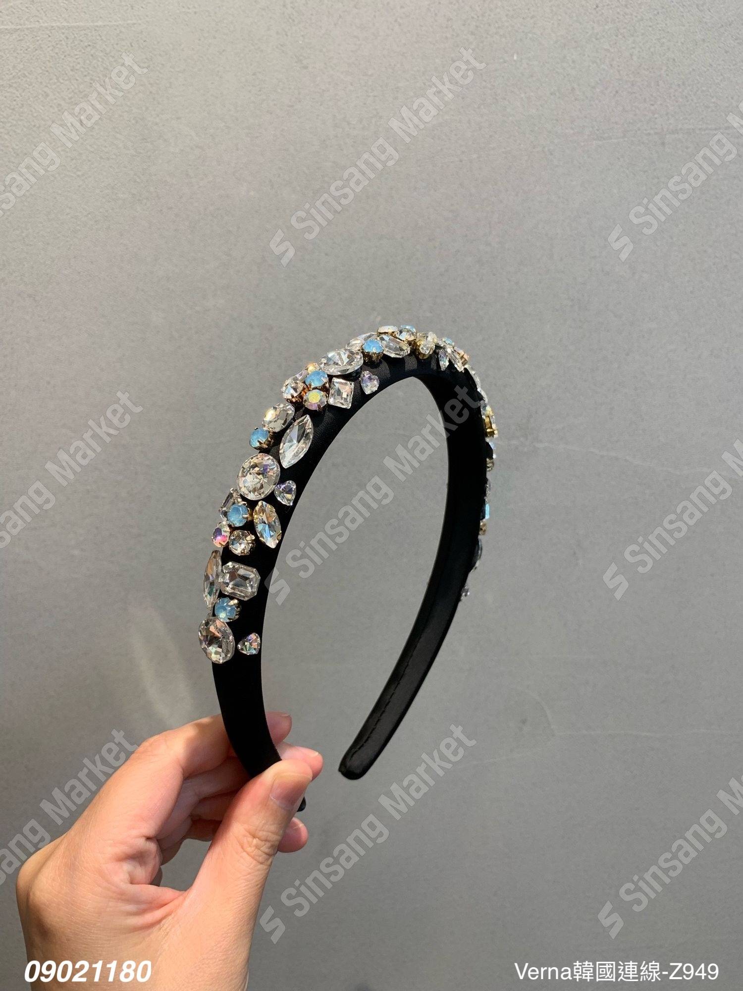 富果華麗水鑽髮箍