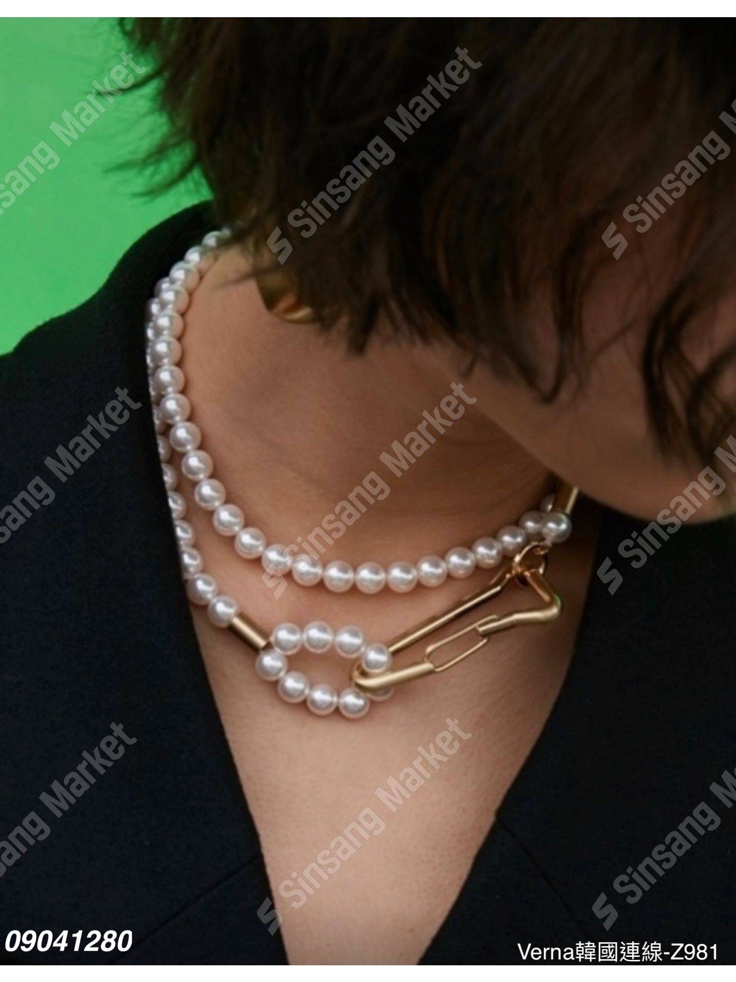 法式古典珍珠項鏈