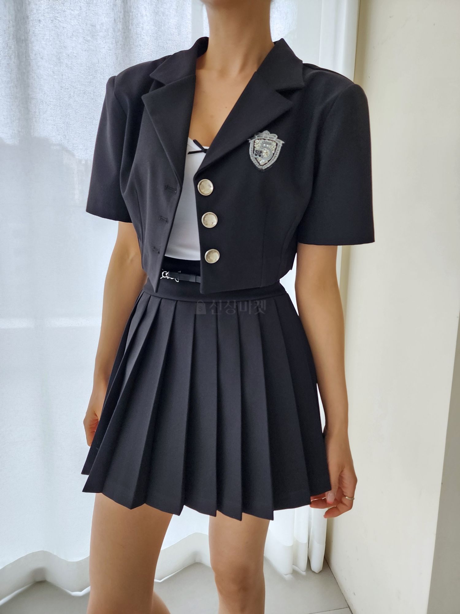 學院風套裝衣+裙