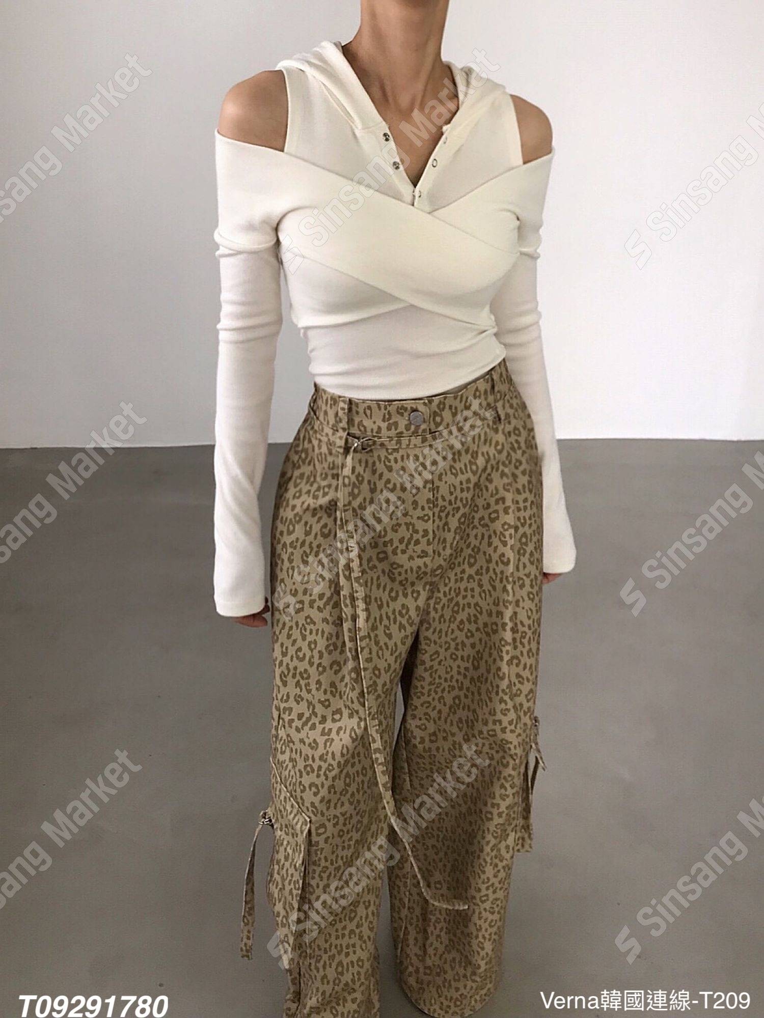 中性假兩件背心上衣