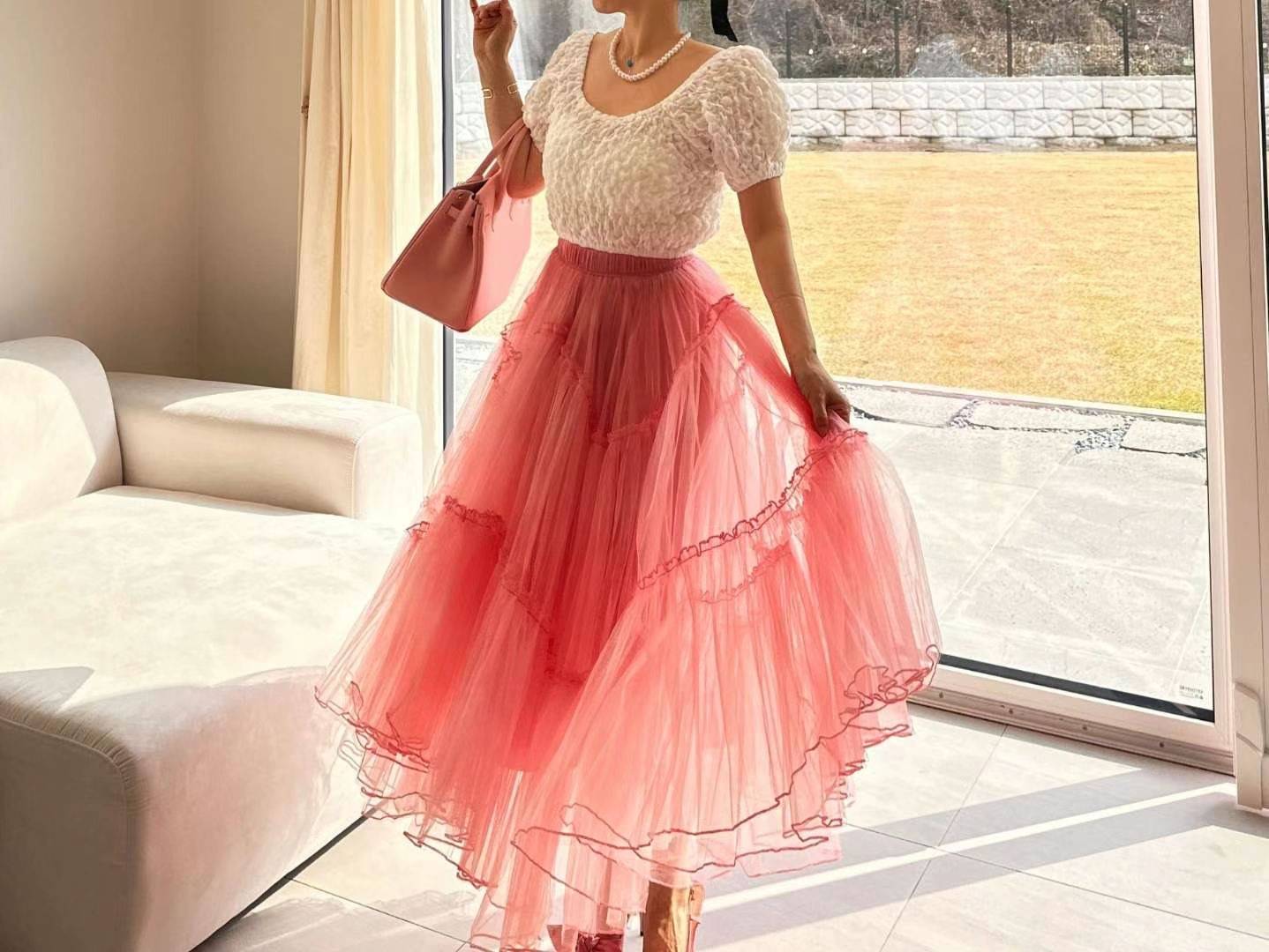 高質感澎澎裙＋衣