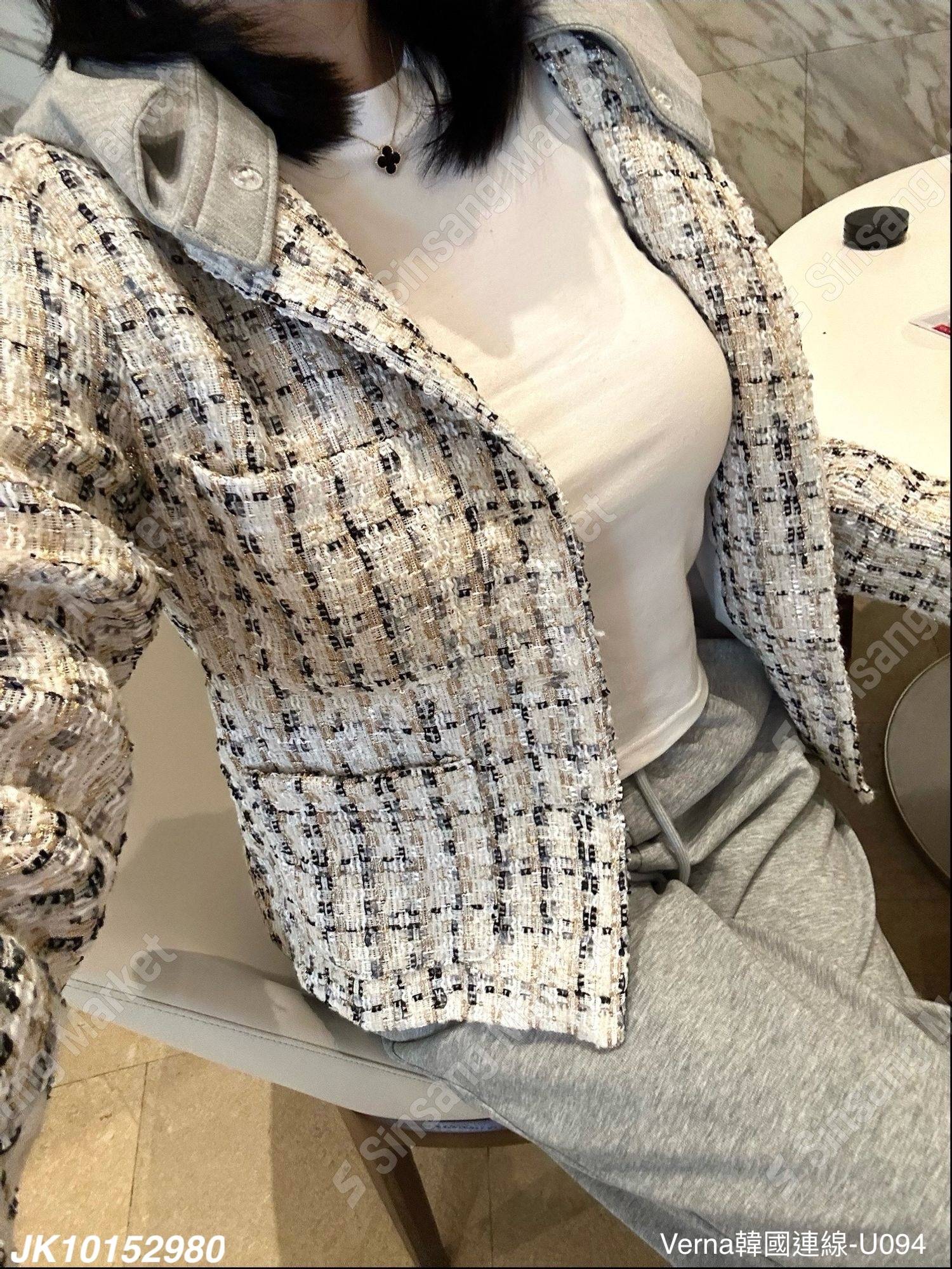 冬季連帽毛呢外套