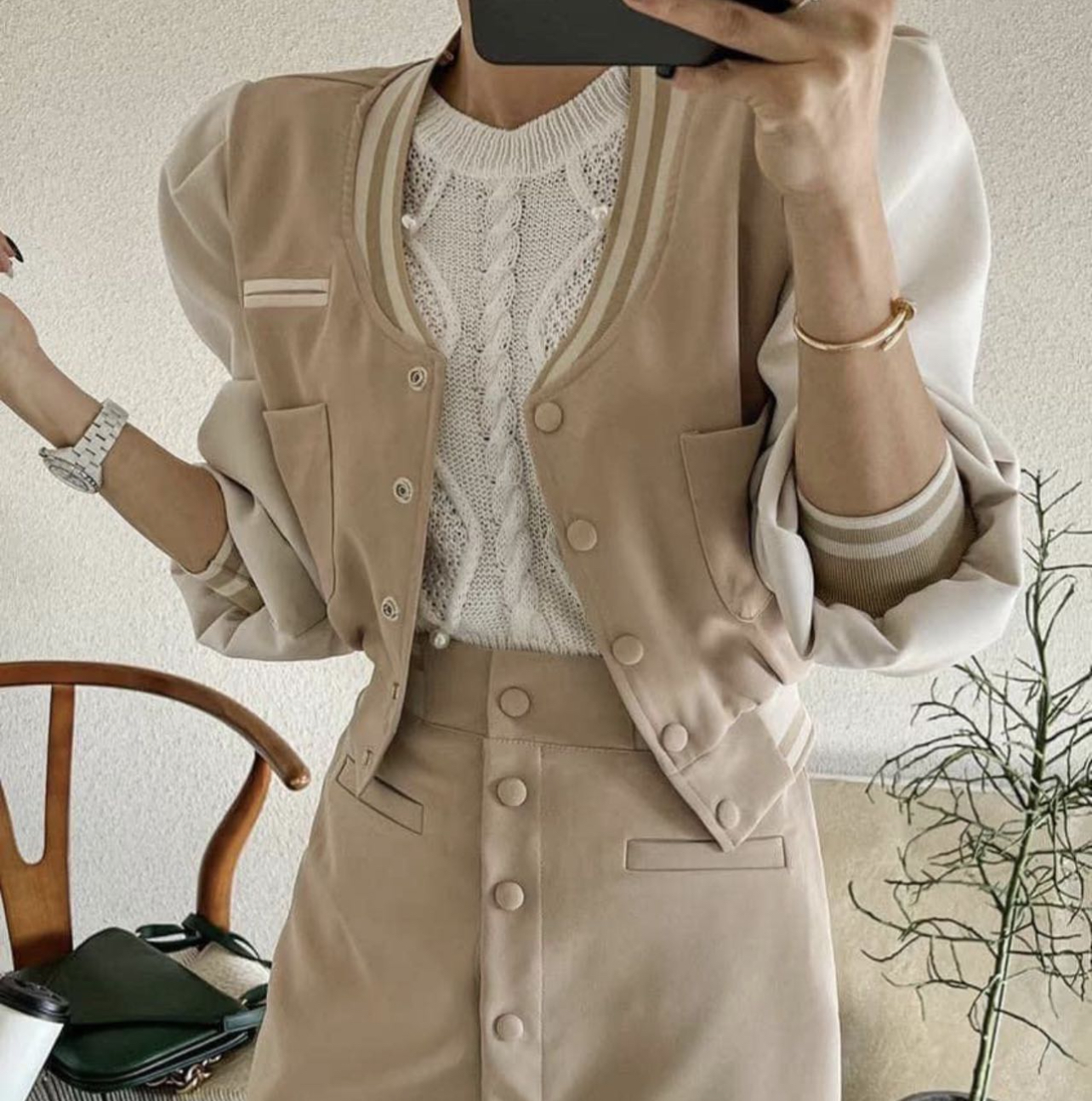 運動風短版外套