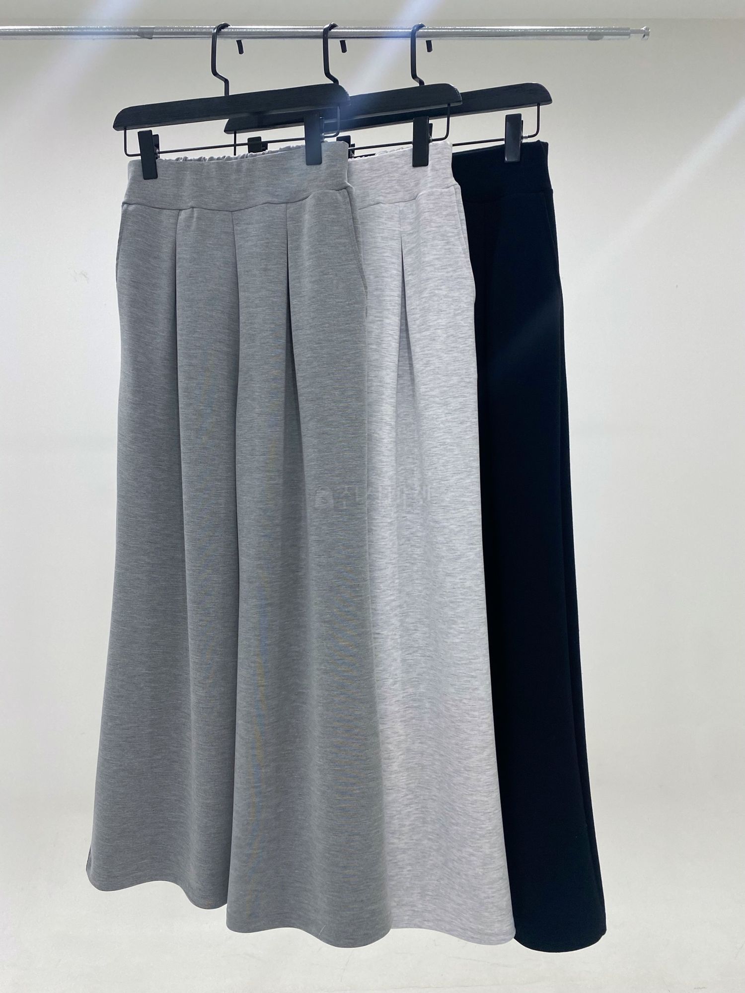 高質感棉褲兩色（暗灰/黑）