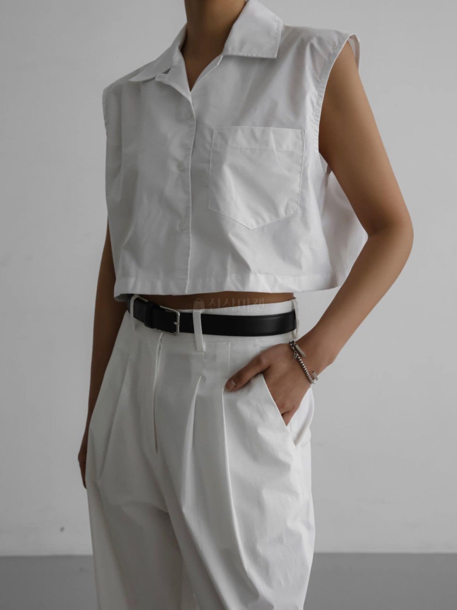 氣質質感短版襯衫