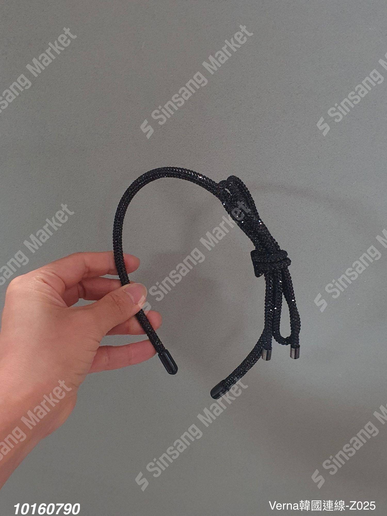 典雅蝴蝶結水鑽髮箍