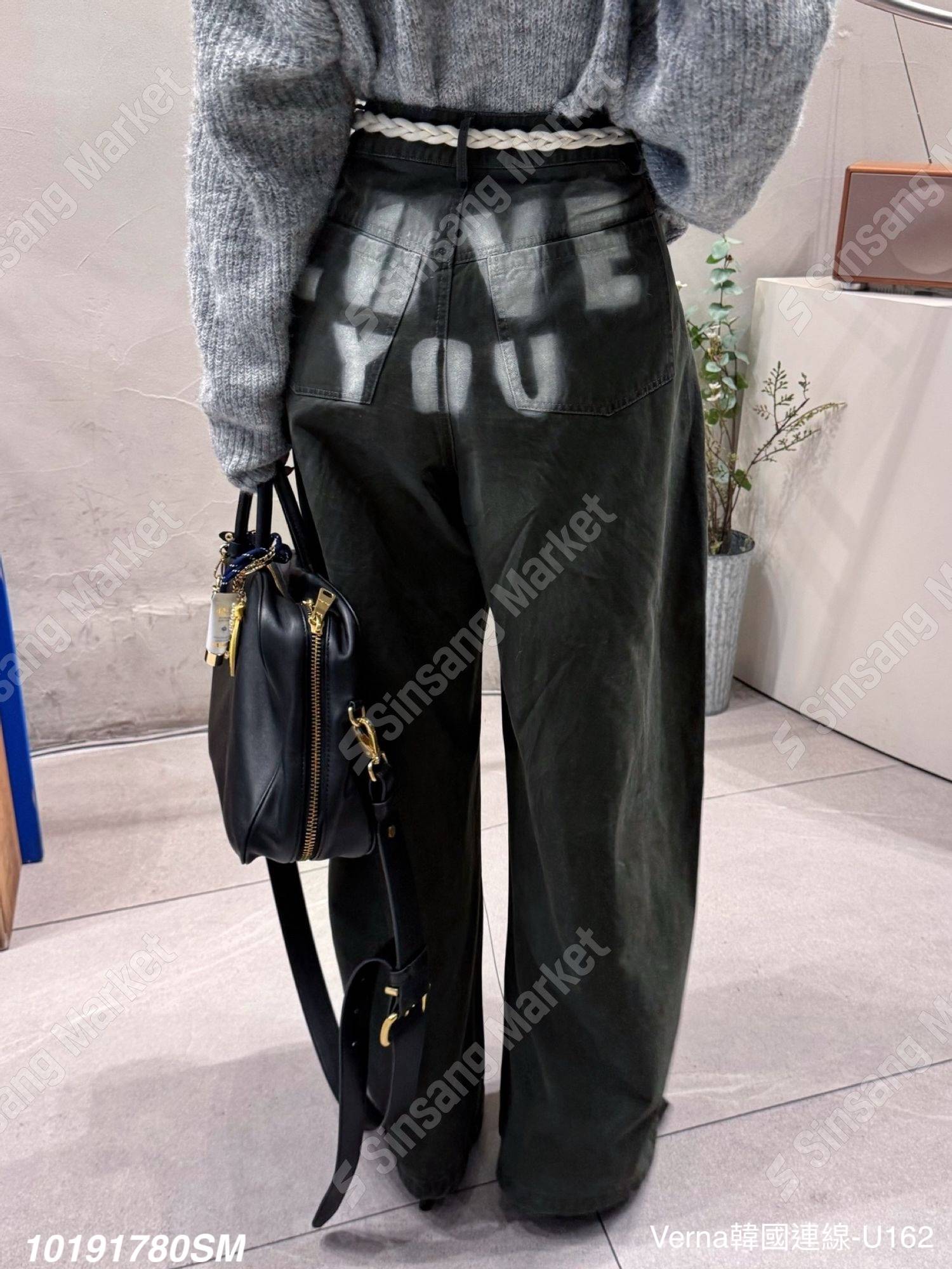 街頭潮流復古牛仔褲