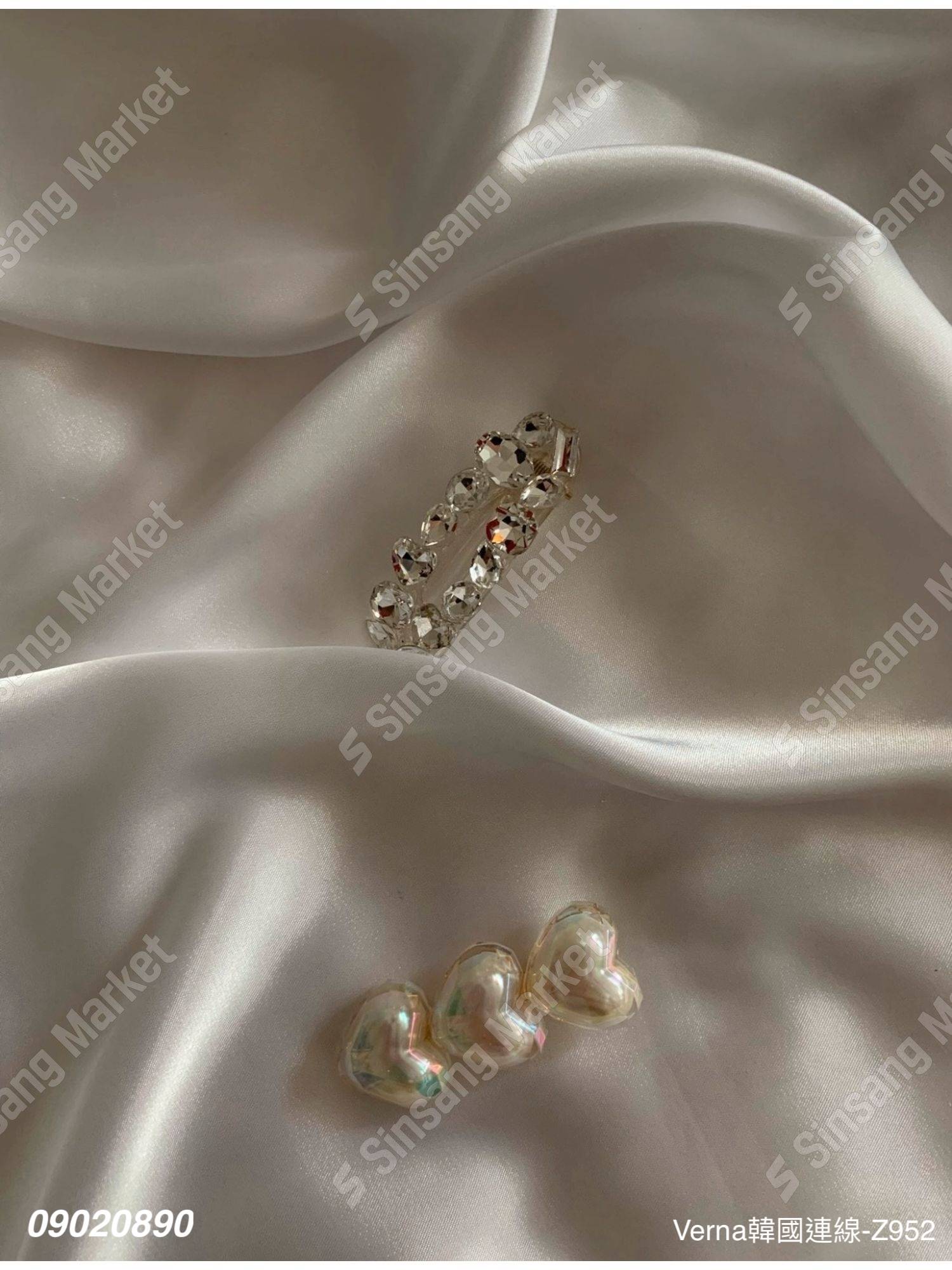 俏麗可愛愛心髮夾組