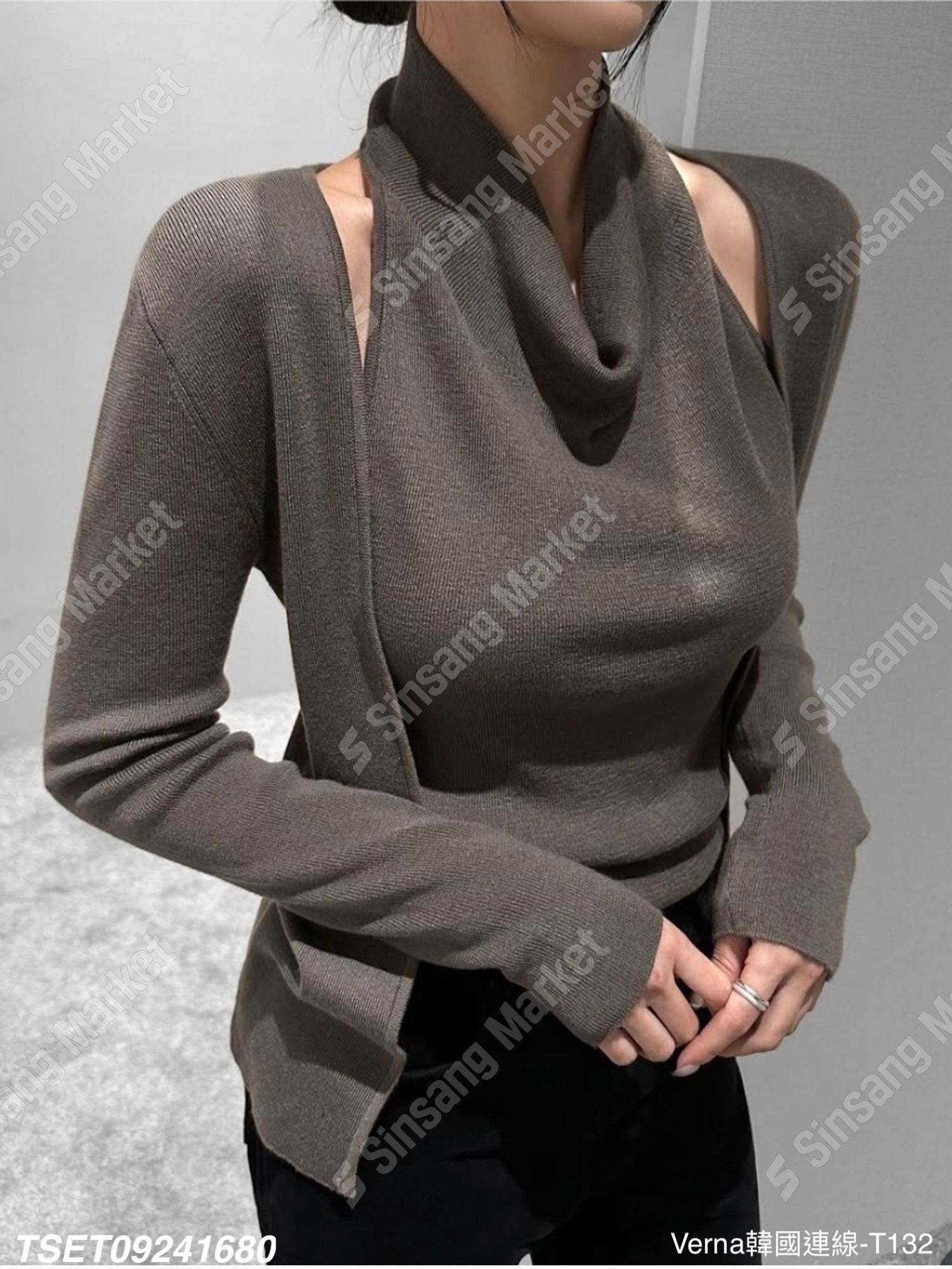 知性掛脖簡約上衣