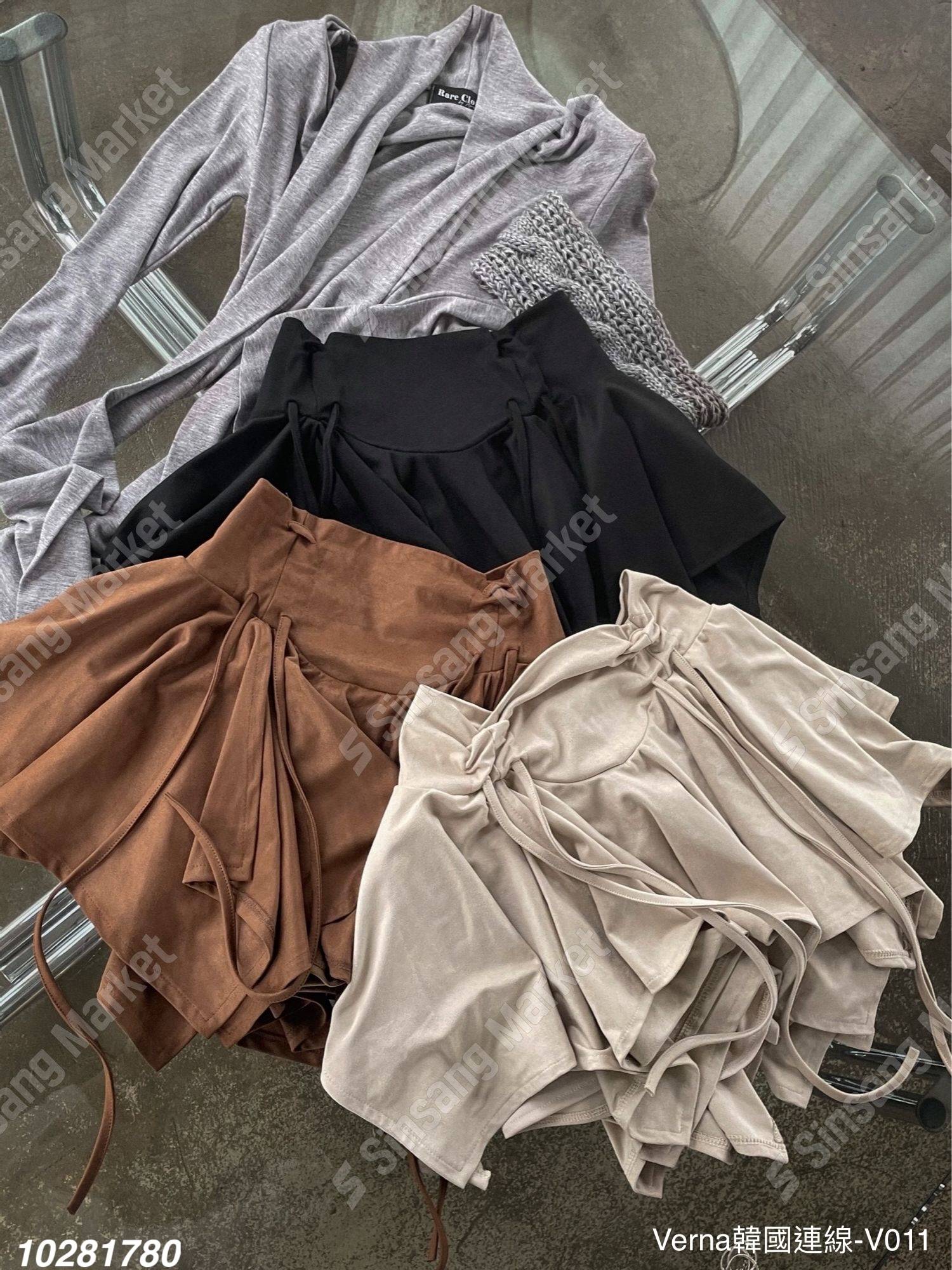 時尚不規則飄逸短裙