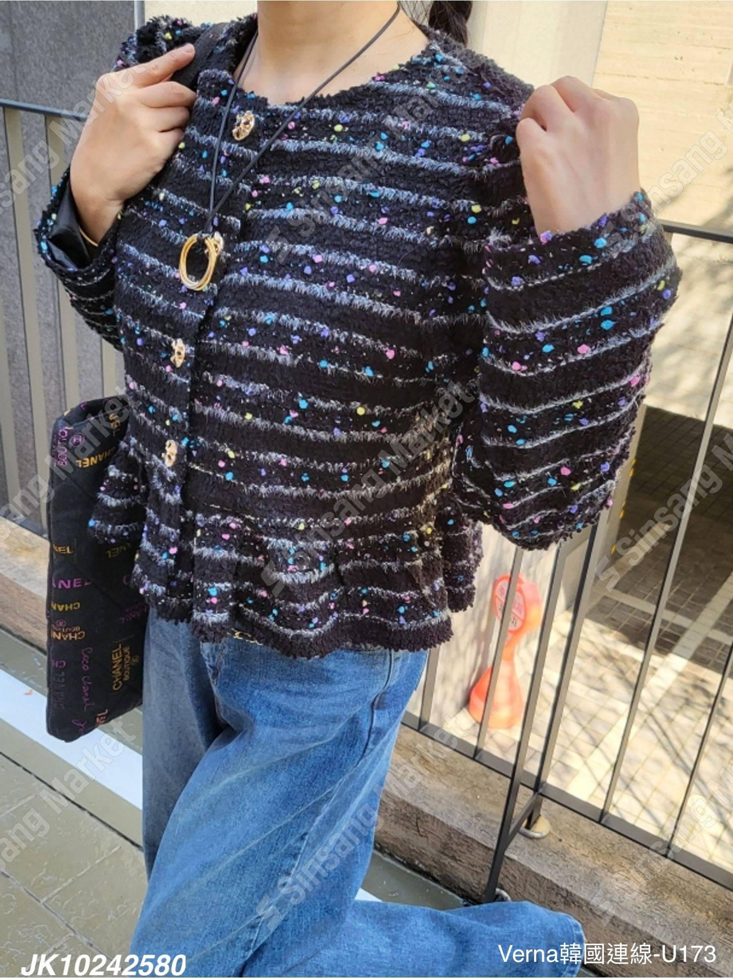 亮眼保暖毛呢圓領外套