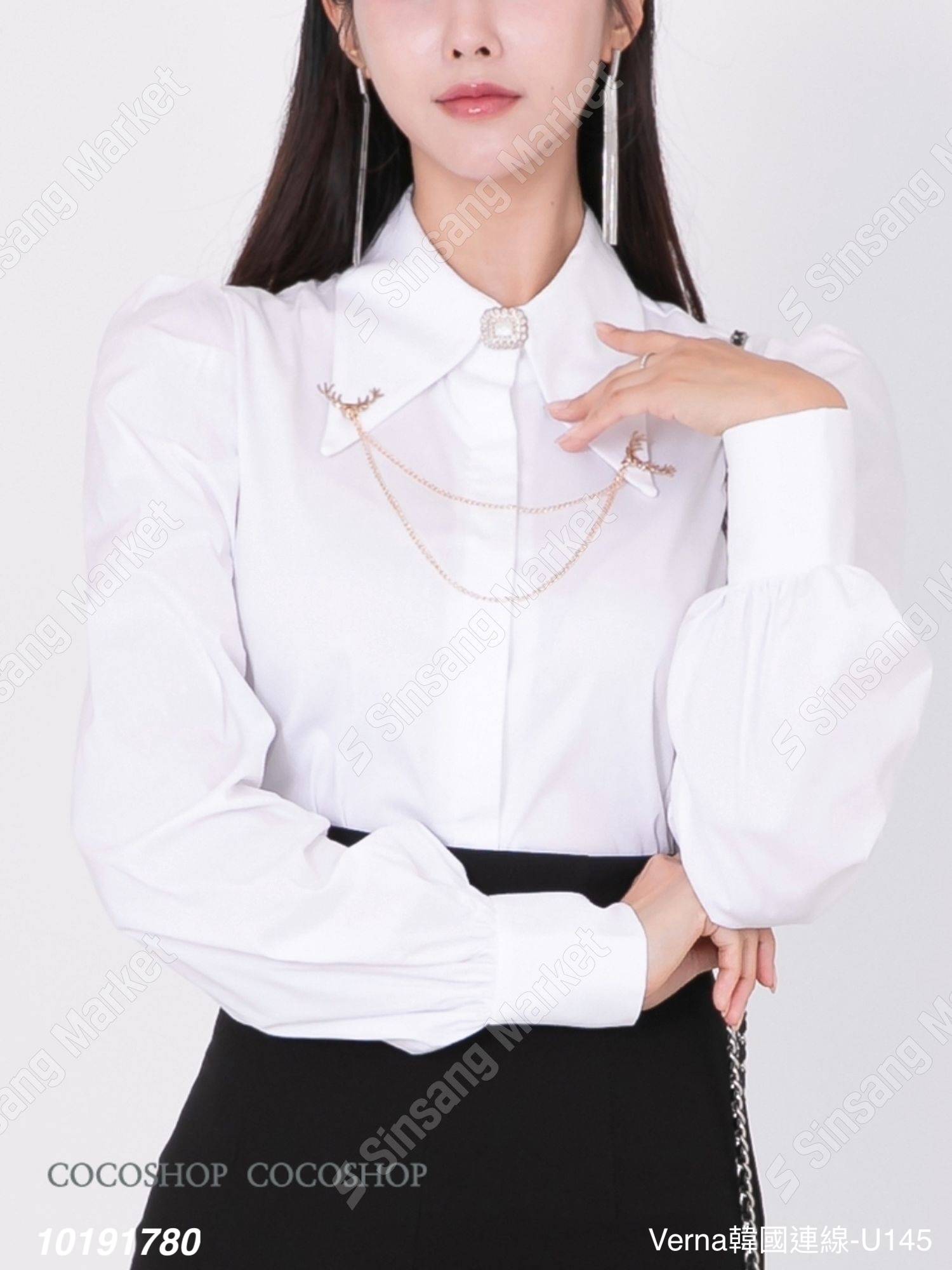 貴族翻領金鍊襯衫