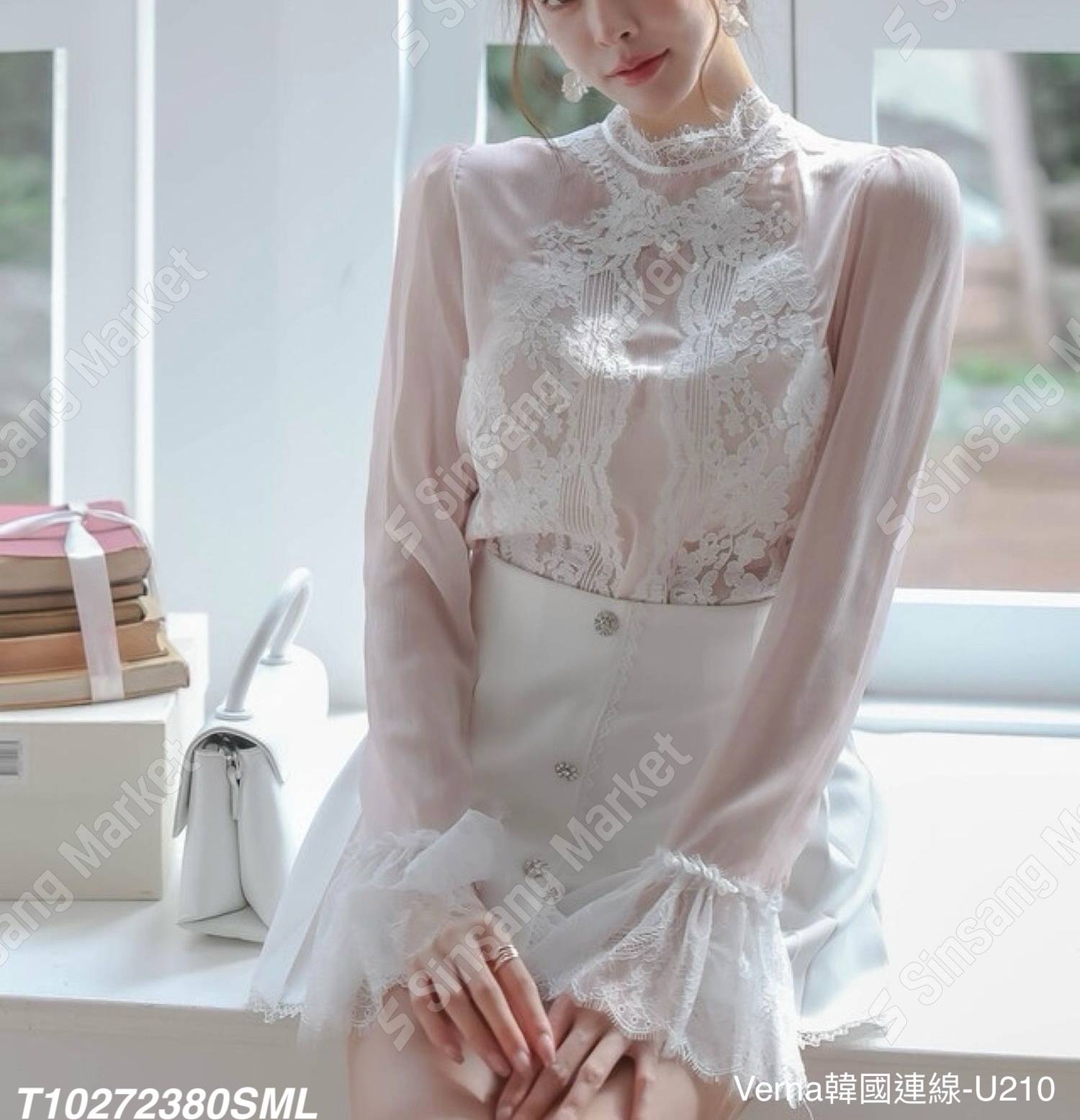 復古浪漫蕾絲上衣