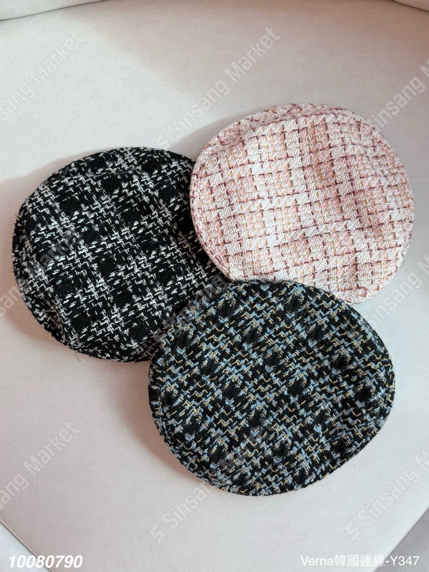 氣質毛呢貝蕾帽