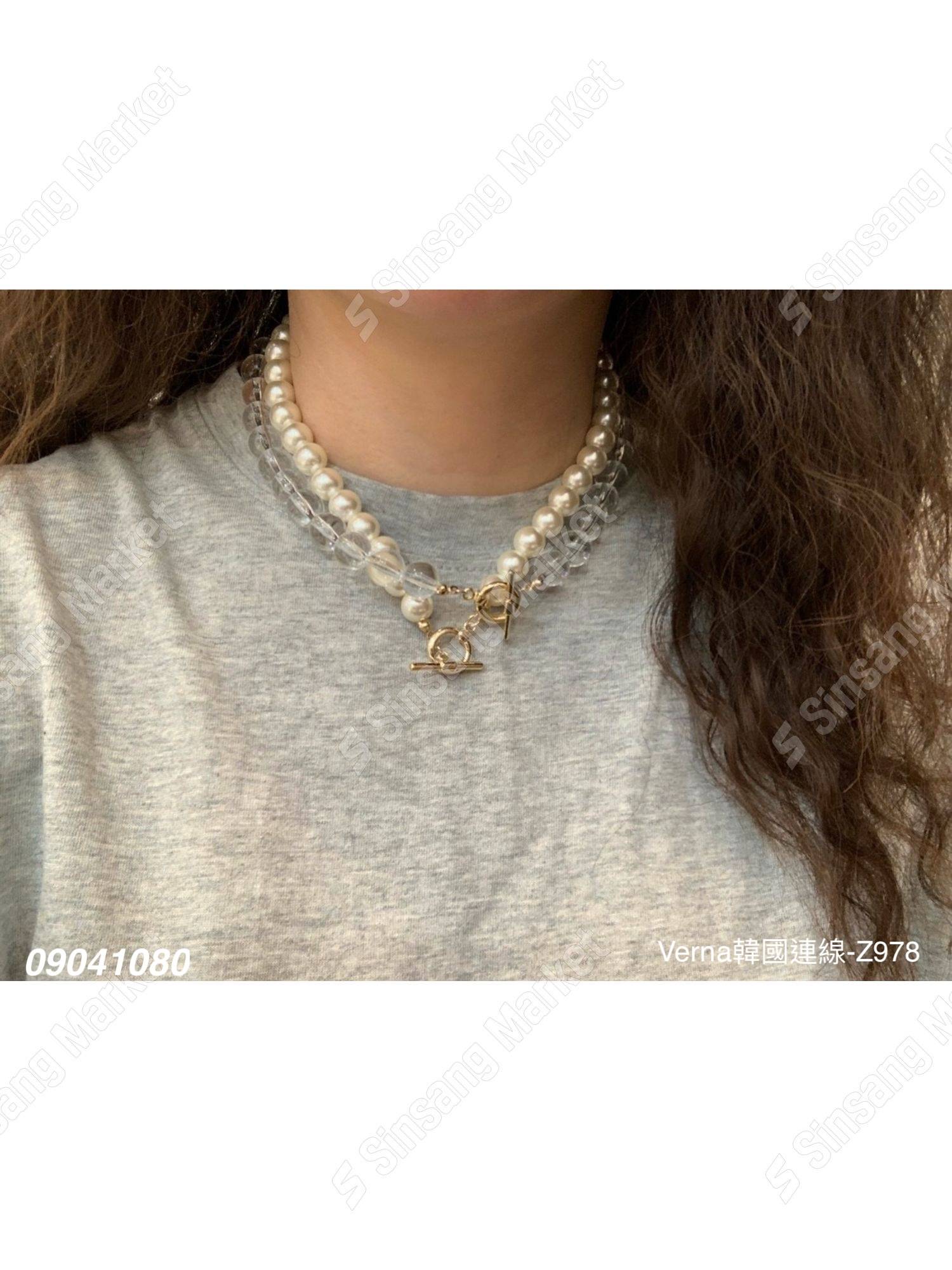 甜美可愛珍珠短鏈