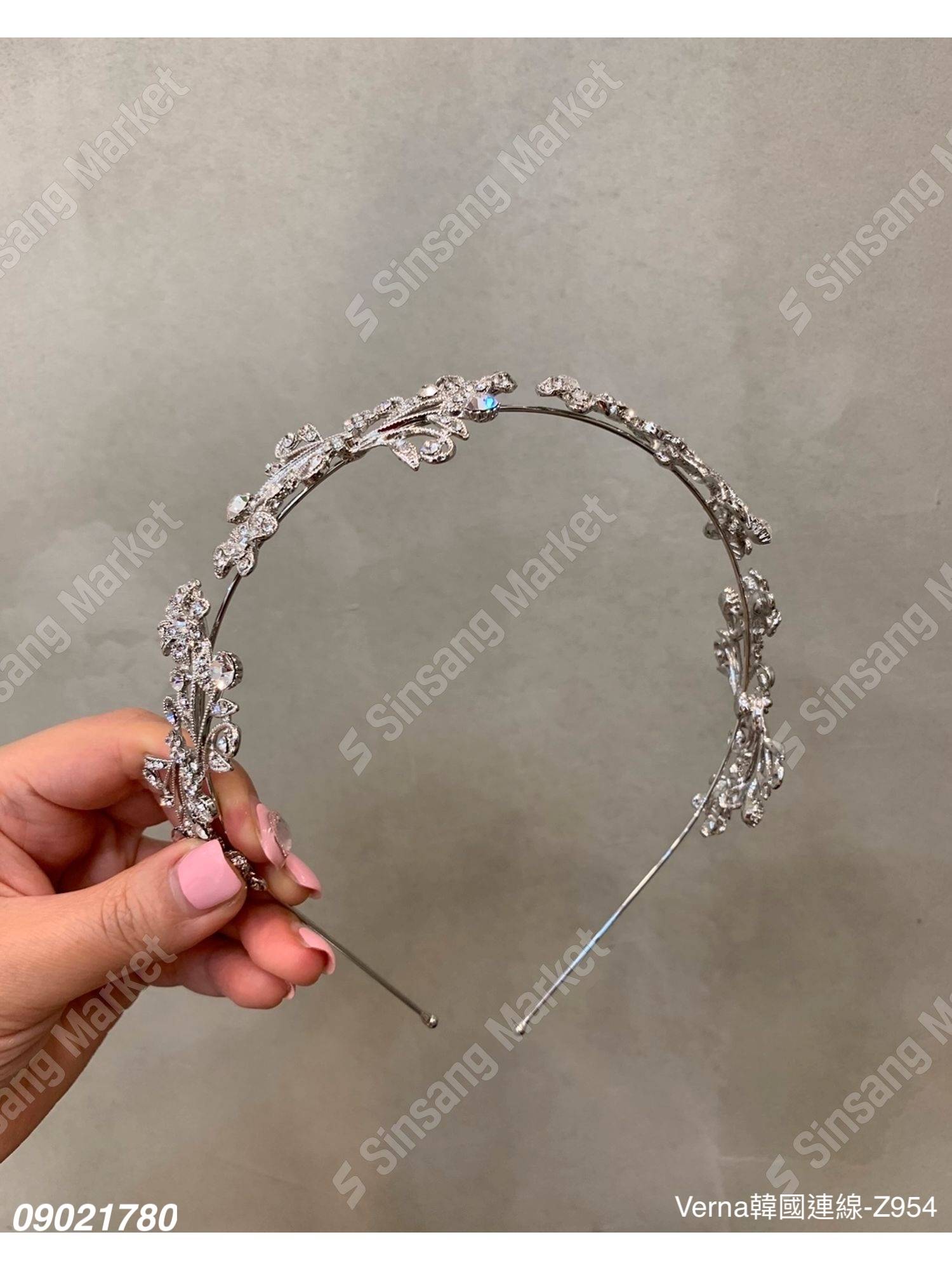 復古華麗雕花髮箍